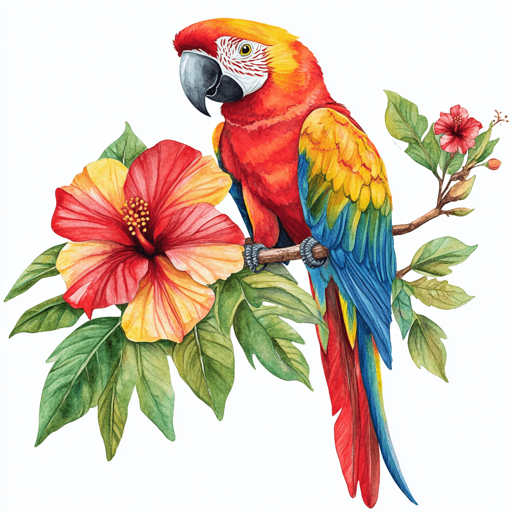 watercolor_parrot